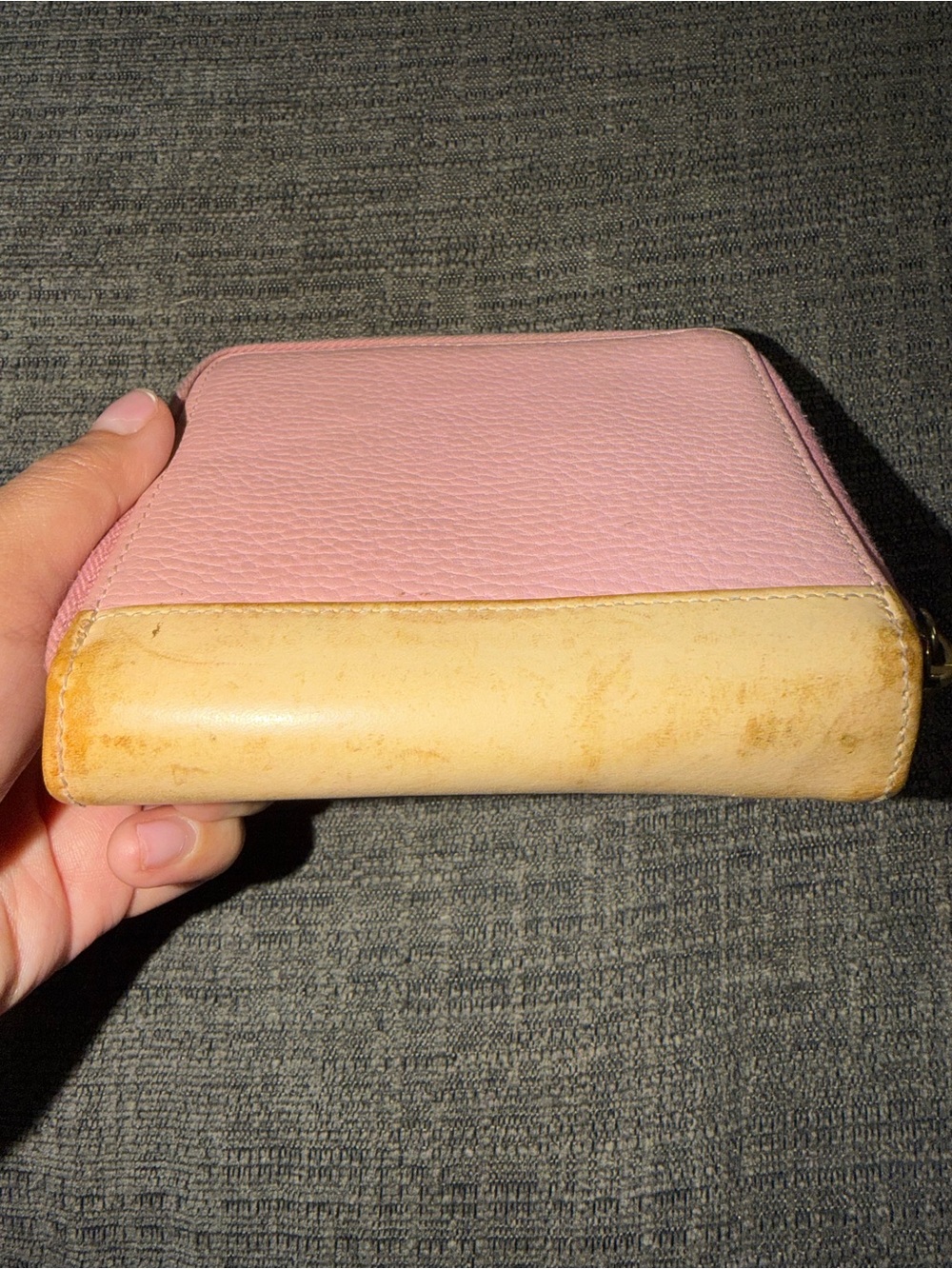 Vintage Dooney & Bourke Pink Leather Compact Wallet - Picture 3 of 7